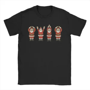 Men Funny Santa Ohio Midwestern Party O-H-I-O Christmas Season T Shirt 100% Cotton Clothing Short Sleeve O Neck Tee Shirt